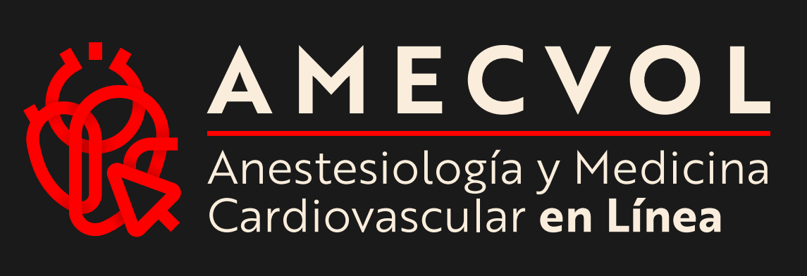 Anestología y Medicina Cardiovascular en línea